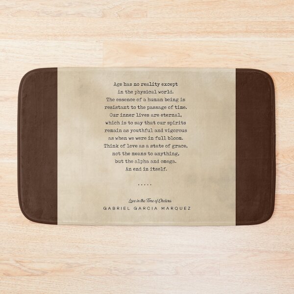 Item preview, Gabriel Garcia Marquez Quote 01 - Typewriter Quote on Old Paper - Minimalist Literary Print designed and sold by Studio Grafiikka.
