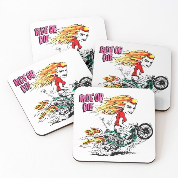 Item preview, Ride Or Die Women Ride Painting designed and sold by ParlaGoul.