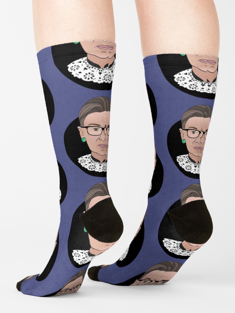 Thumbnail 4 of 5, Socks, Ruth Badass Ginsberg designed and sold by OwlishArts.