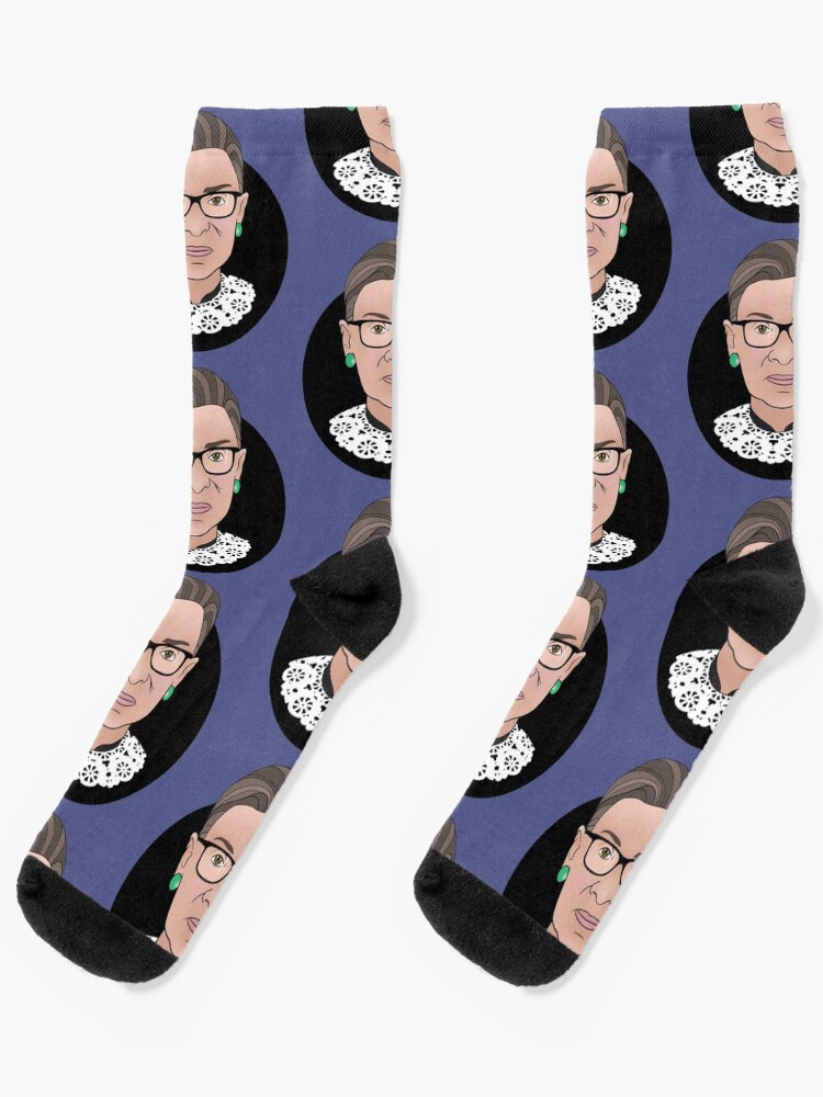 Thumbnail 1 of 5, Socks, Ruth Badass Ginsberg designed and sold by OwlishArts.