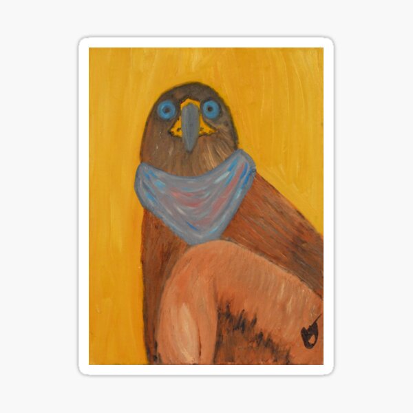 Khan the Eagle Sticker