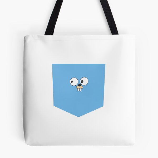 Item preview, golang gopher pocket tshirt designed and sold by leesander.