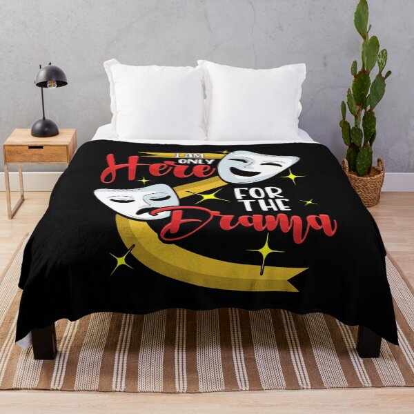 Item preview, Funny I Am Only Here For The Drama Theater Pun designed and sold by perfectpresents.