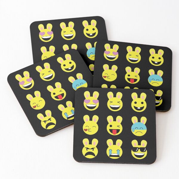 Item preview, Emoticon Emojis Easter Bunny designed and sold by IceNiceIce.