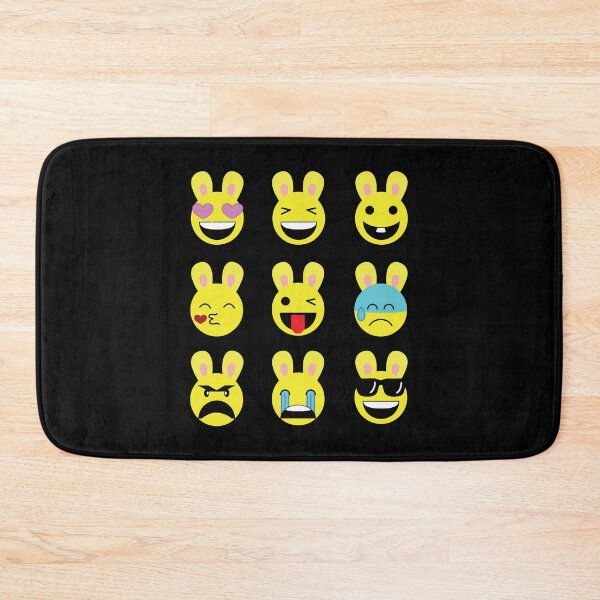 Item preview, Emoticon Emojis Easter Bunny designed and sold by IceNiceIce.
