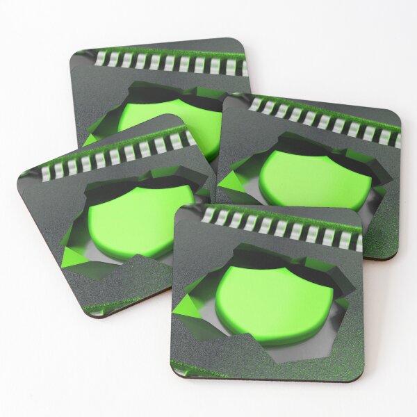 Item preview, Cracked open CPU reveals a green shield symbol cybersecurity con designed and sold by NerdySherds.