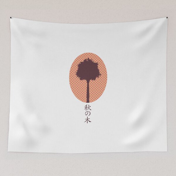 Item preview, Japanese deciduous tree in autumn designed and sold by Tabinchu.