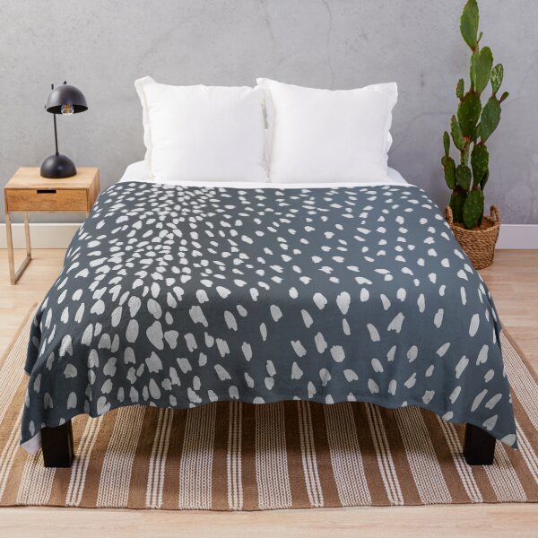 Item preview, Navy Blue Denim Antelope Fawn Print designed and sold by hellcom.