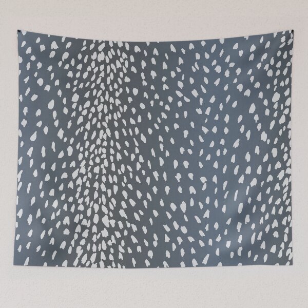 Item preview, Navy Blue Denim Antelope Fawn Print designed and sold by hellcom.