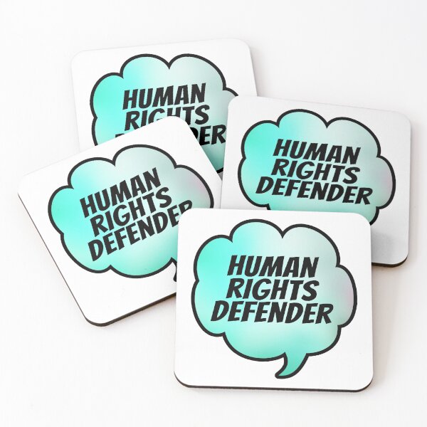 Item preview, Human Rights Defender (Cartoon Speech Bubble • Inspirational Quote) designed and sold by SassyClassyMe.