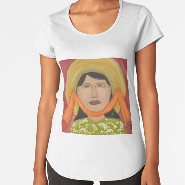 Ms Lan and the Hat Premium Scoop T-Shirt