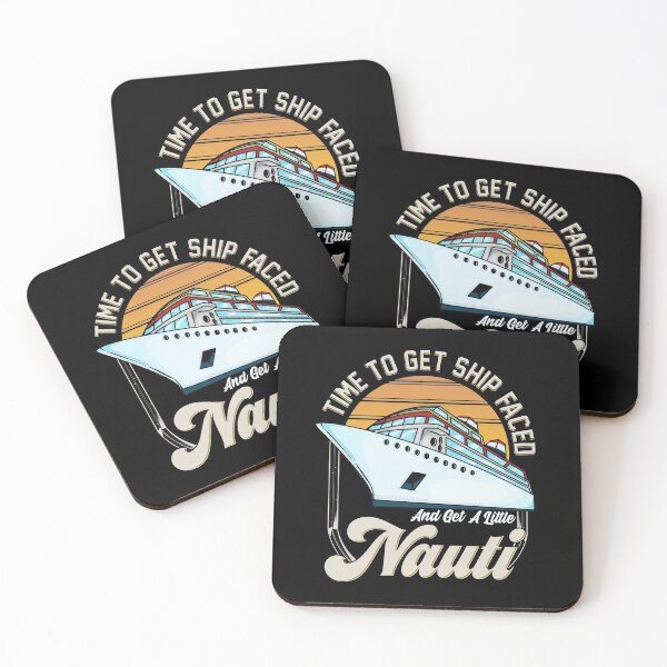 Item preview, Time To Get Ship Faced And Get a Little Nauti Pun designed and sold by perfectpresents.