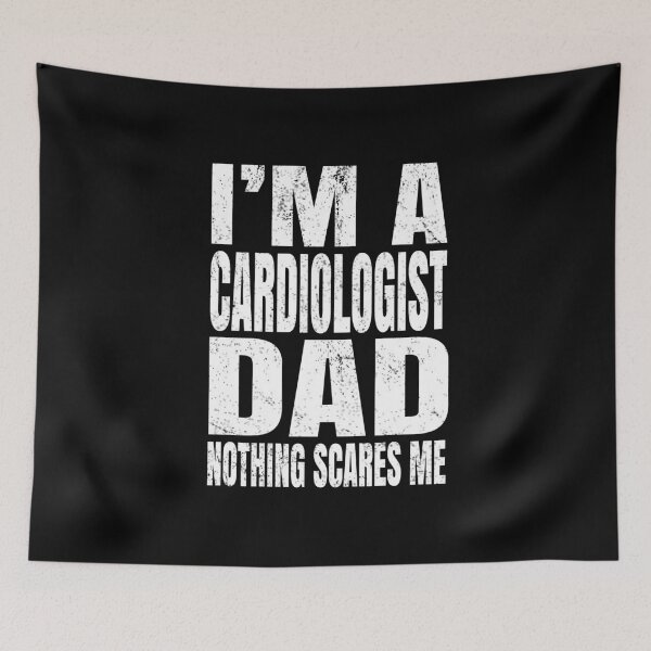 Item preview, I'm A Cardiologist Dad Nothing Scares Me - Funny Doctors design designed and sold by Grabitees.