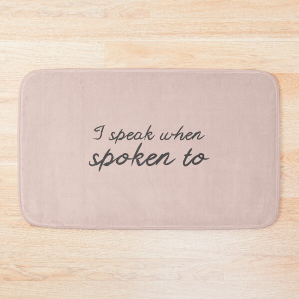 Item preview, "I Speak When Spoken To" Submissive Script designed and sold by roselikething.