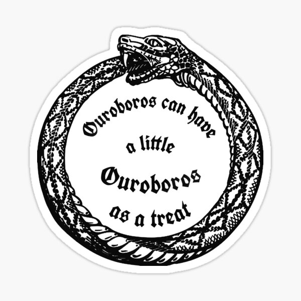 Item preview, A Little Ouroboros designed and sold by BattleGoat.