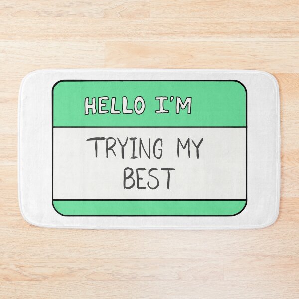 Item preview, Hello I’m trying my best  designed and sold by Sariah  Keen.