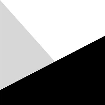 Artwork thumbnail, Monochromatic Black White Gray Color Block by by-jwp