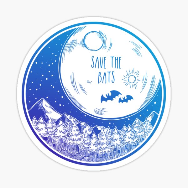 Save the Bats! Sticker