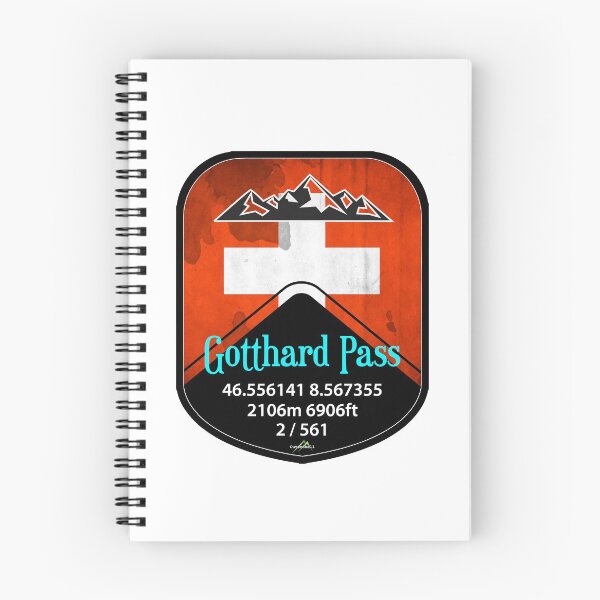 Item preview, Gotthard Pass Switzerland Suisse Schweiz Motorcycle Cycle Sticker T-Shirt designed and sold by OuterShellUK.