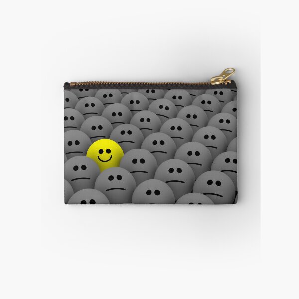 Item preview, One yellow among many smileys designed and sold by NerdySherds.