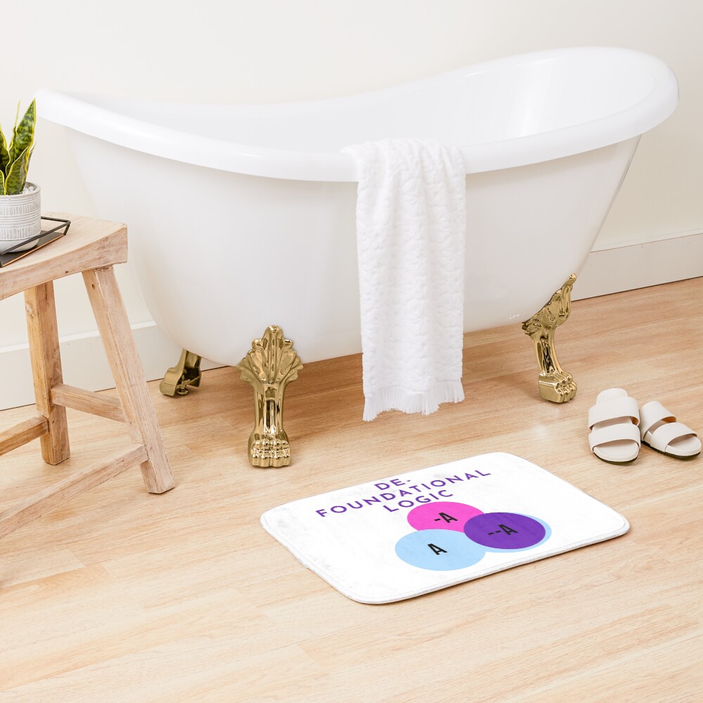 DE-FOUNDATIONAL LOGIC Bath Mat