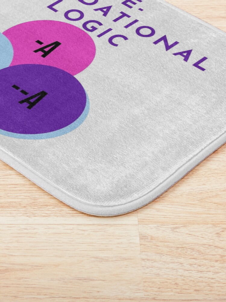 Alternate view of DE-FOUNDATIONAL LOGIC Bath Mat