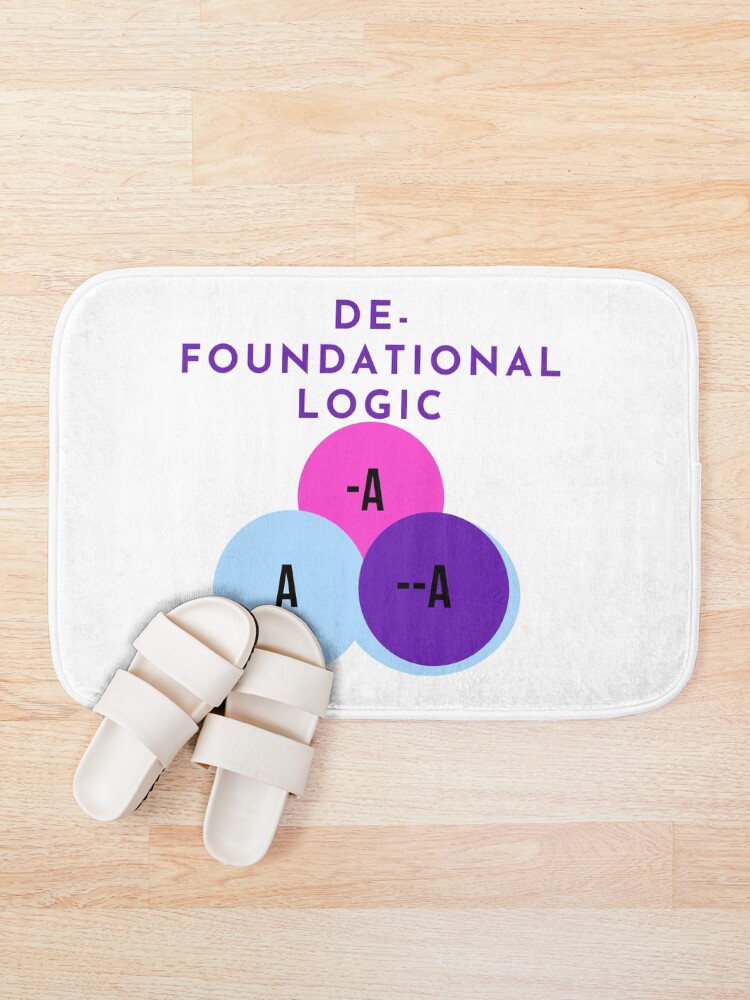 Alternate view of DE-FOUNDATIONAL LOGIC Bath Mat