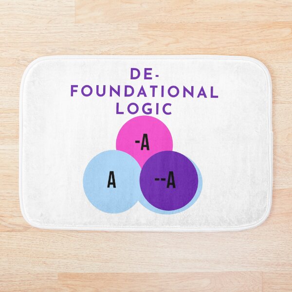 DE-FOUNDATIONAL LOGIC Bath Mat