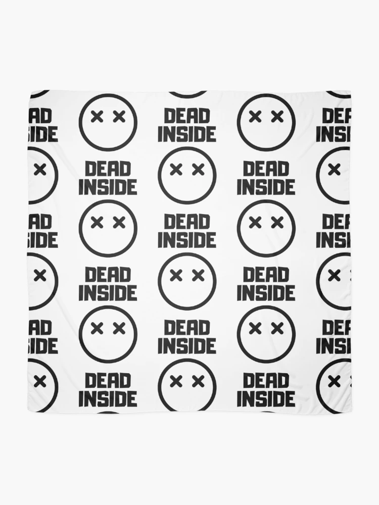 Thumbnail 2 of 3, Scarf, Dead Inside designed and sold by RIVEofficial.
