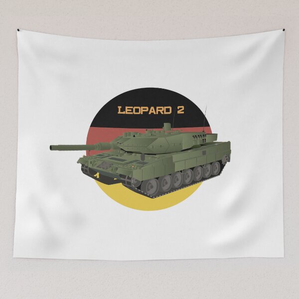 Item preview, German Tank Leopard 2 with Flag designed and sold by NorseTech.