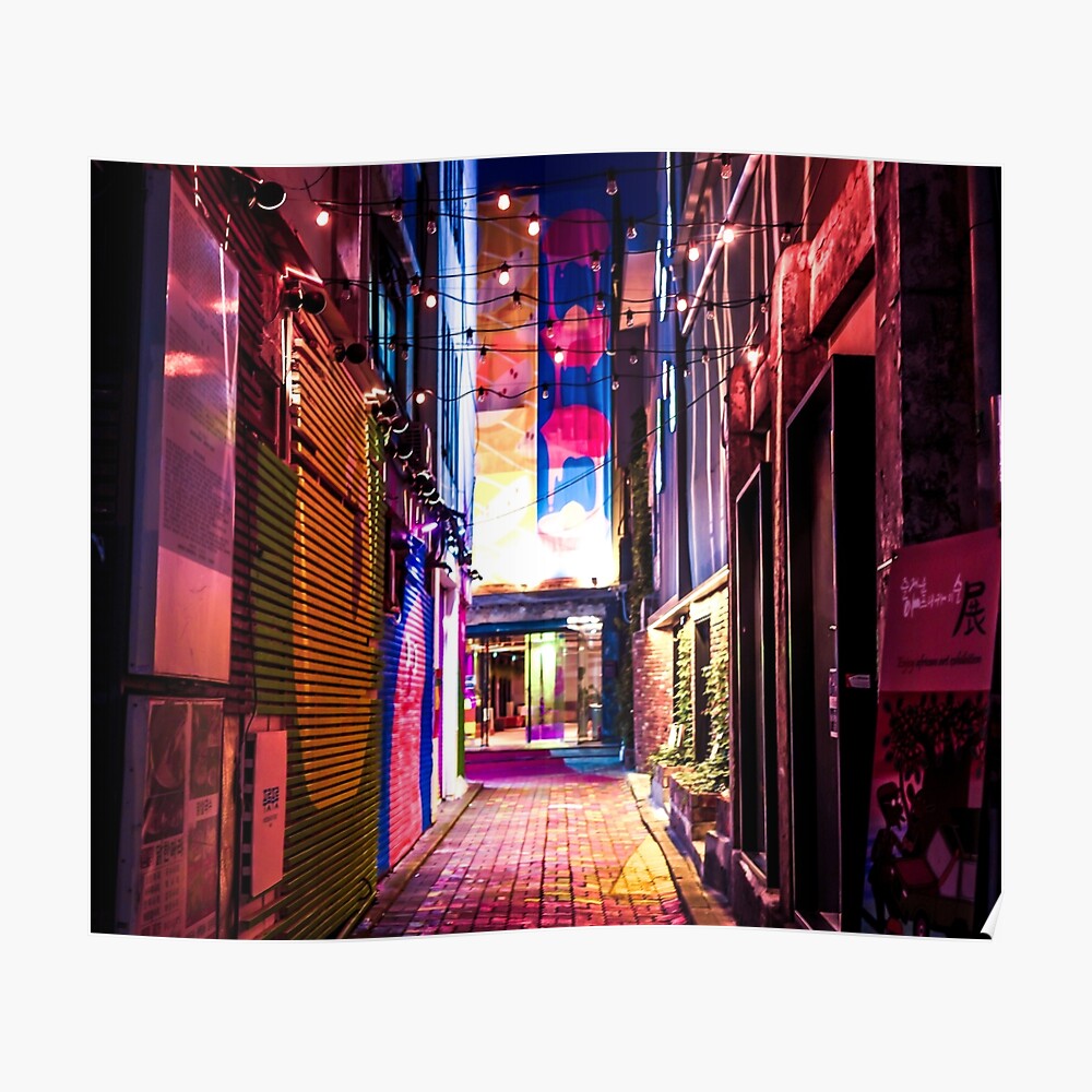 Lighted Up Alleyway Tapestry By Juani2 Redbubble