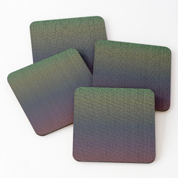 Item preview, Colorful binary stream digital background designed and sold by NerdySherds.