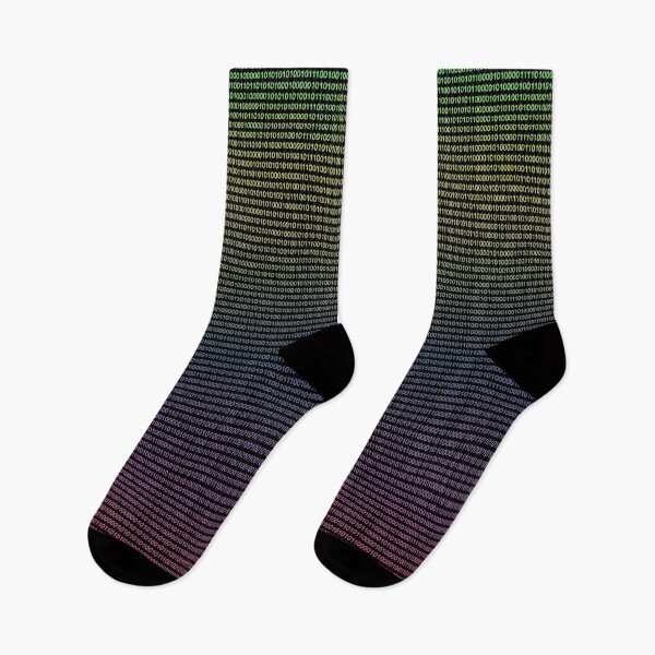 Item preview, Colorful binary stream digital background designed and sold by NerdySherds.