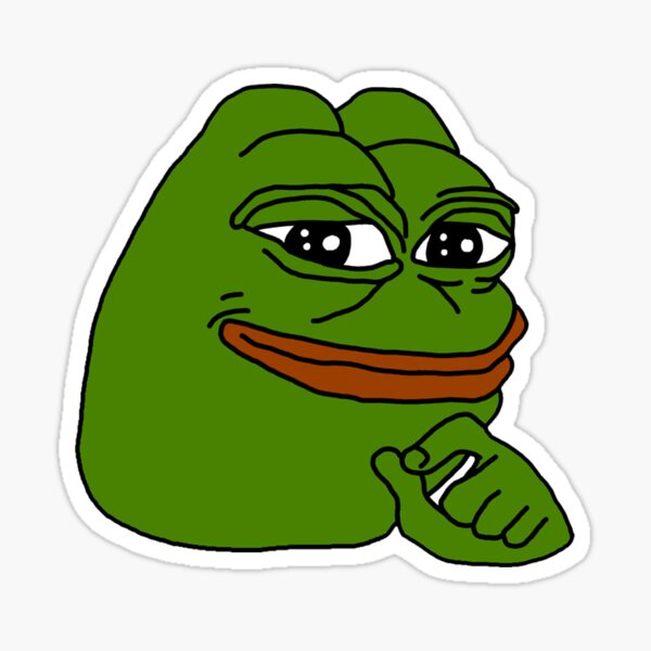 Pepega -Twitch Emote Sticker for Sale by renukabrc