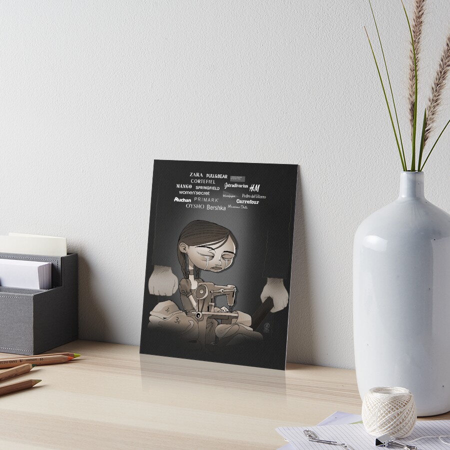 Child exploitation Art Board Print