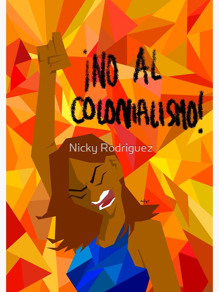 no al colonialismo by artoftiffanyr