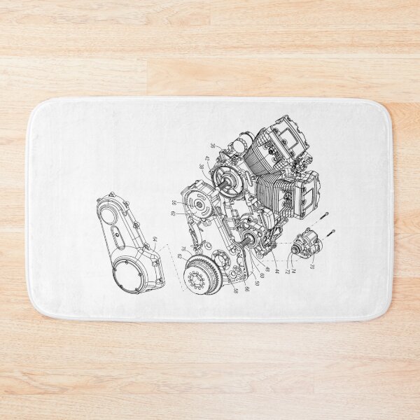 Item preview, Harley Twin Cam - Exploded drawing. designed and sold by timothybeighton.