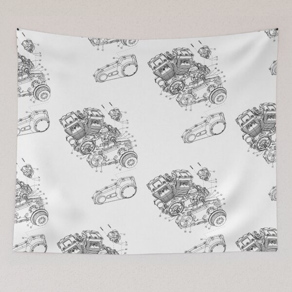 Item preview, Harley Twin Cam - Exploded drawing. designed and sold by timothybeighton.