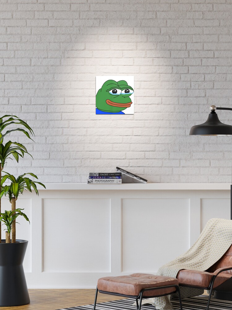 Pepega Twitch Emote Clock for Sale by mattysus