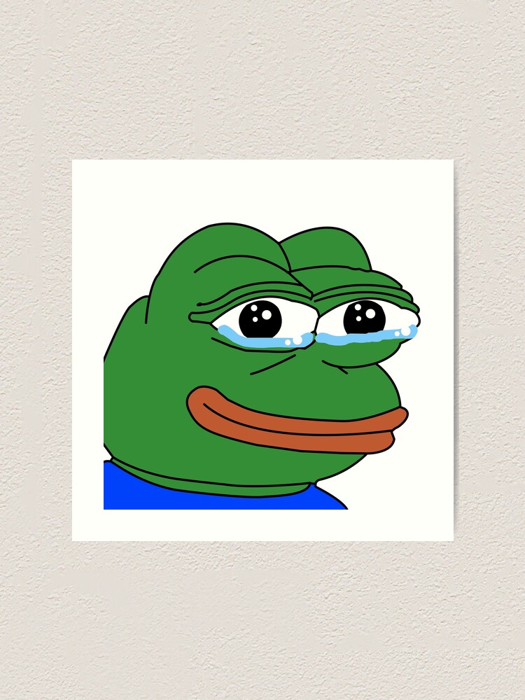 Pepega -Twitch Emote Art Print for Sale by renukabrc