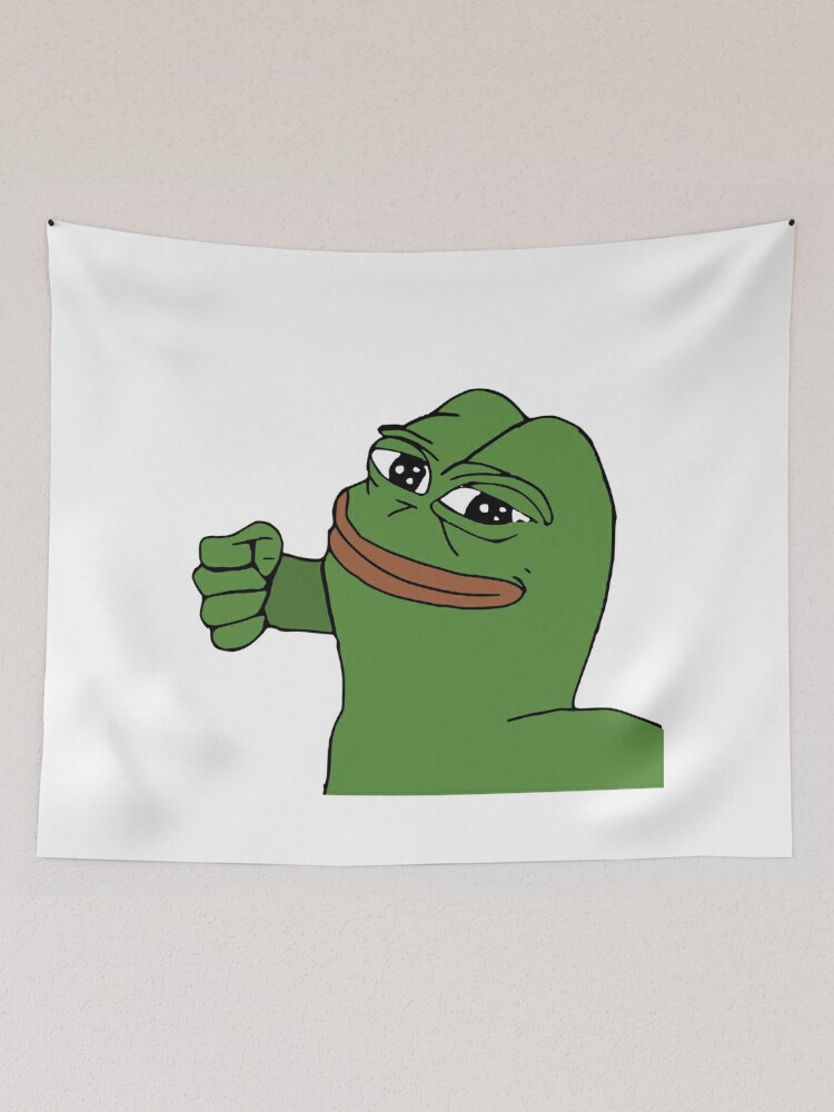 Pepega -Funny Emoji Tapestry for Sale by renukabrc