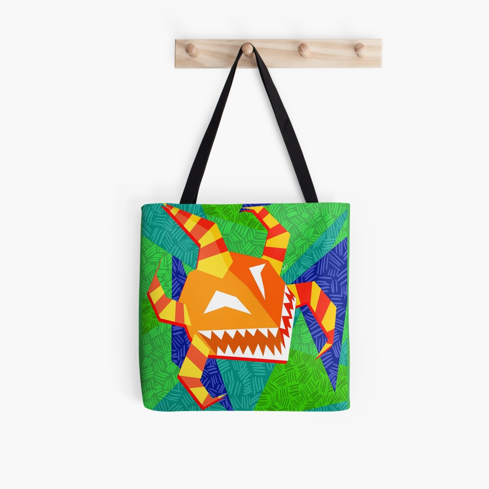 vejigante anaranjado Tote Bag