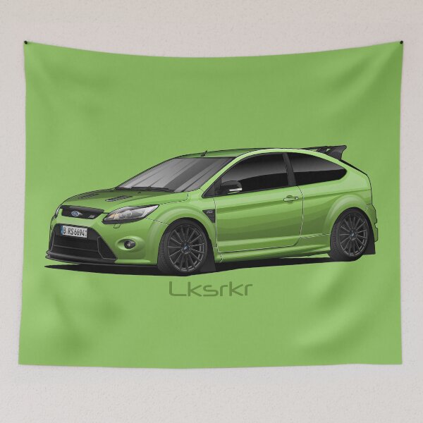 Item preview, Green Ford Focus RS artwork designed and sold by Lksrkr.
