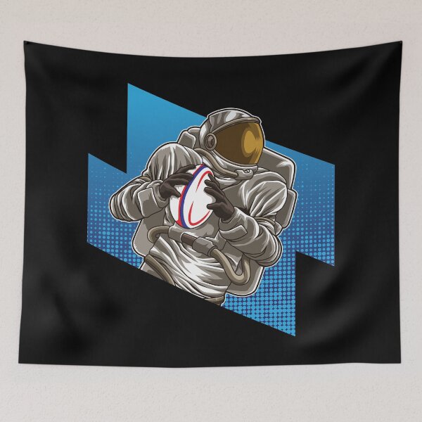 Item preview, Astronaut Plays Rugby - Galaxy Sport Rugby Team designed and sold by anziehend.