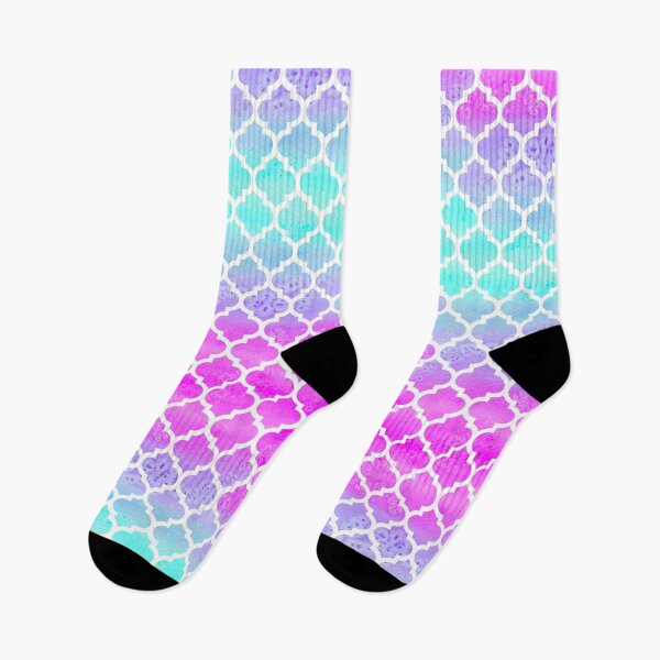 Item preview, Turquoise Pink Watercolor Lantern Pattern designed and sold by Amandeen.