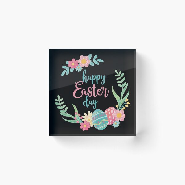 Item preview, Happy Easter Day Flowers Eggs Moms Girls designed and sold by IceNiceIce.