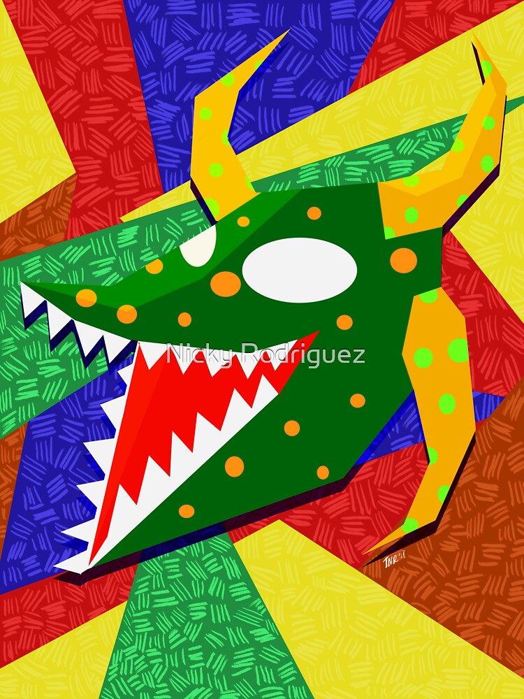 vejigante verde by artoftiffanyr