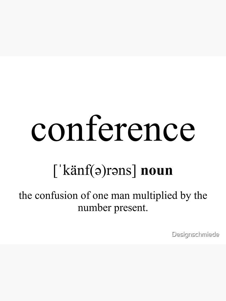 conference-definition-dictionary-collection-poster-by