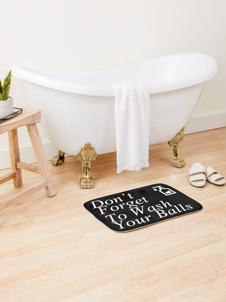 Forget a little bath mat. You can't go wrong with a large, vibrant