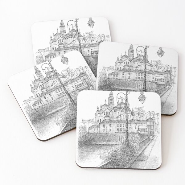 Item preview, Cathédrale Saint Front from Pont des Barris, Périgueux, France designed and sold by Dai Wynn Fine Art.